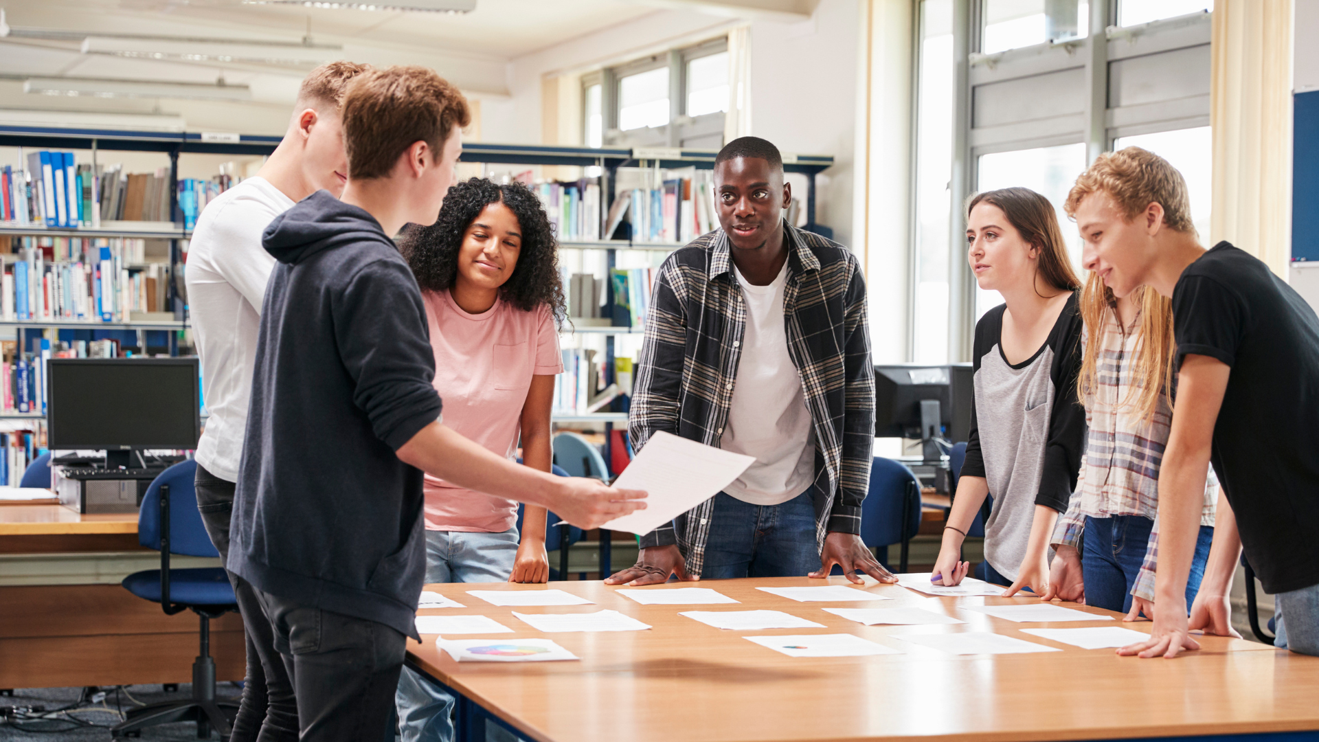 Students studying abroad
