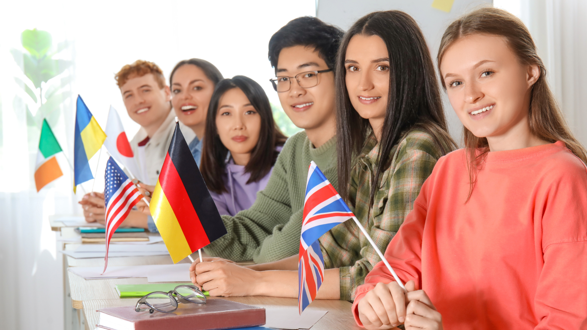 Students studying abroad