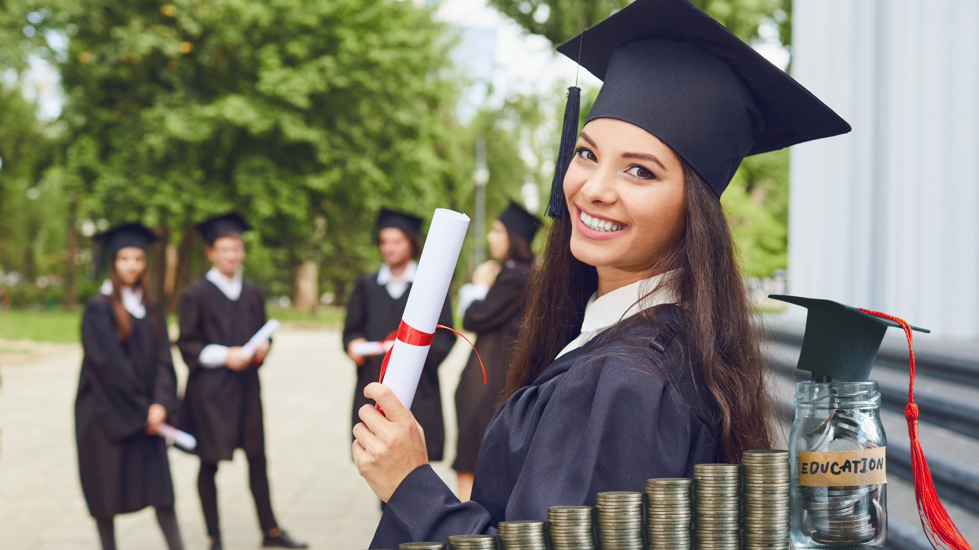 Student discussing education loan options with a financial advisor