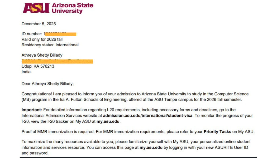 Arizona Sate University